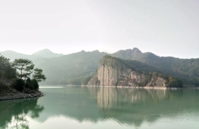 天台山麓·无极崖影——探秘福溪水库畔的影视奇境